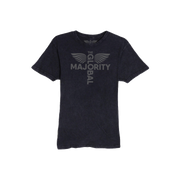Black-on-Black Logo Mineral Wash T-Shirt