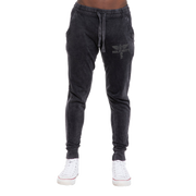 Black-on-Black Logo Mineral Wash Sweatpant