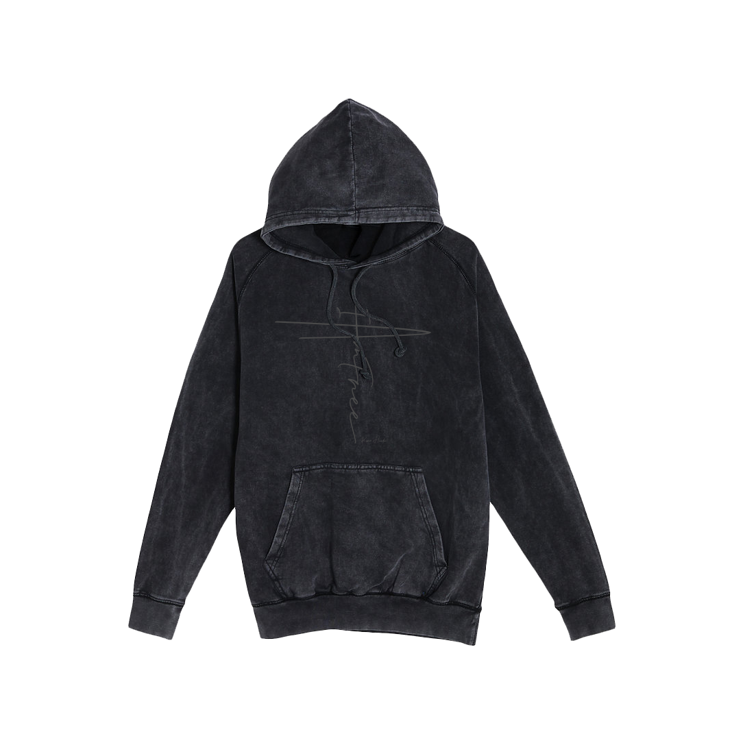 I AM FREE BY KAREN HUNTER MINERAL WASH HOODIE