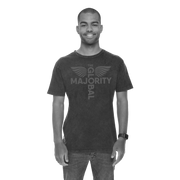 Black-on-Black Logo Mineral Wash T-Shirt